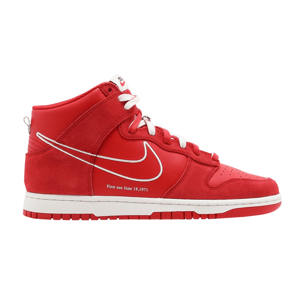 Nike Dunk High — First Use Red